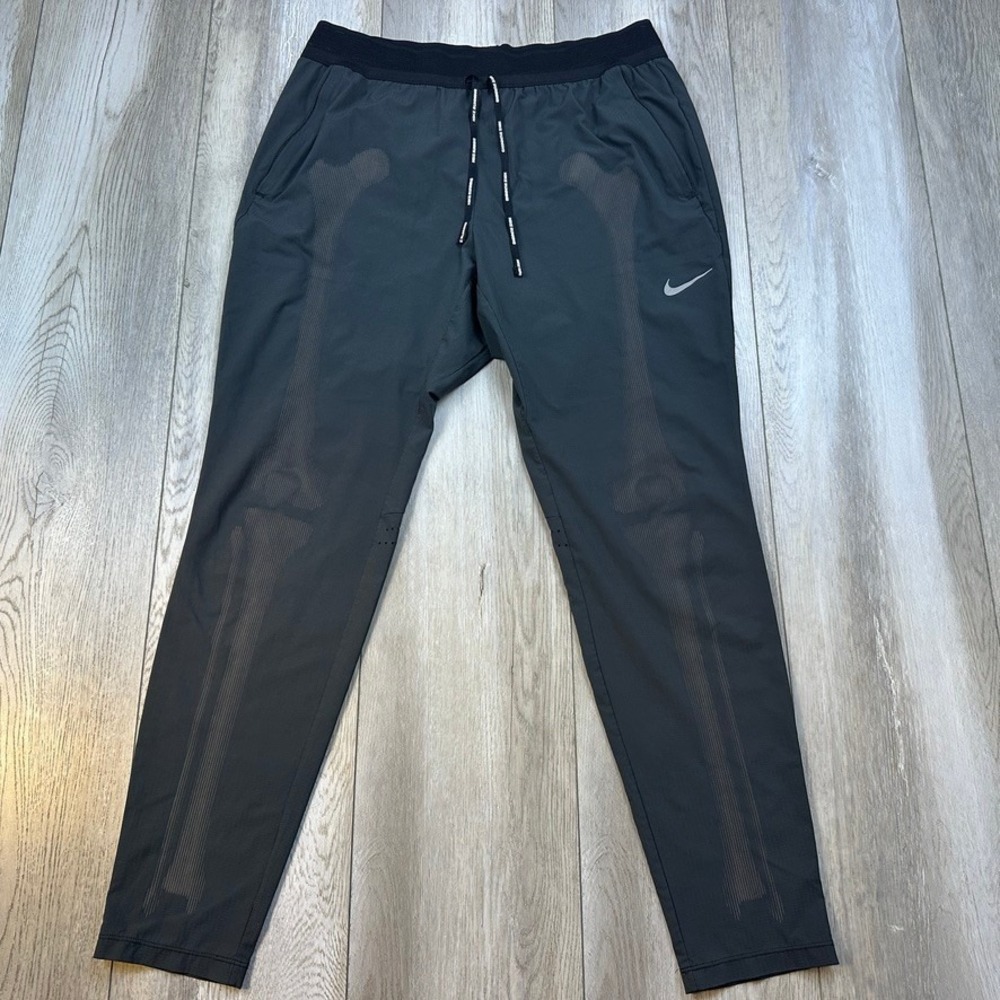 Nike NikeLab NRG Skeleton Pants Mens L Gray Leggings Joggers Reflective CD6403